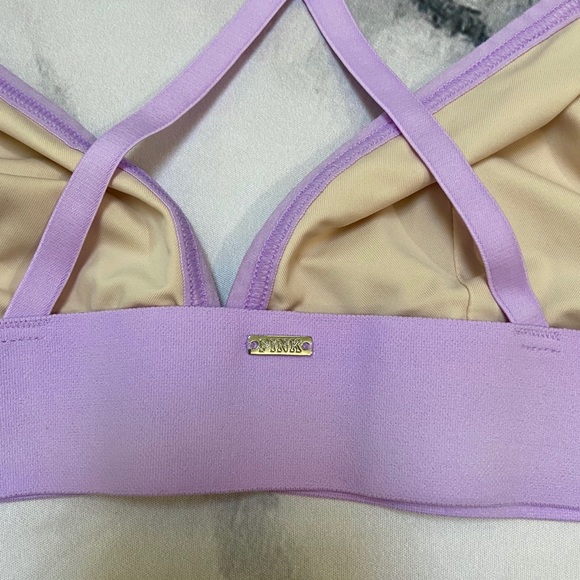 Lavender Lace Triangle Bralette - Picture 4 of 7